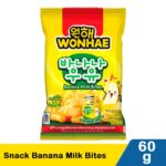 wonhae snack banana milk bites 60g